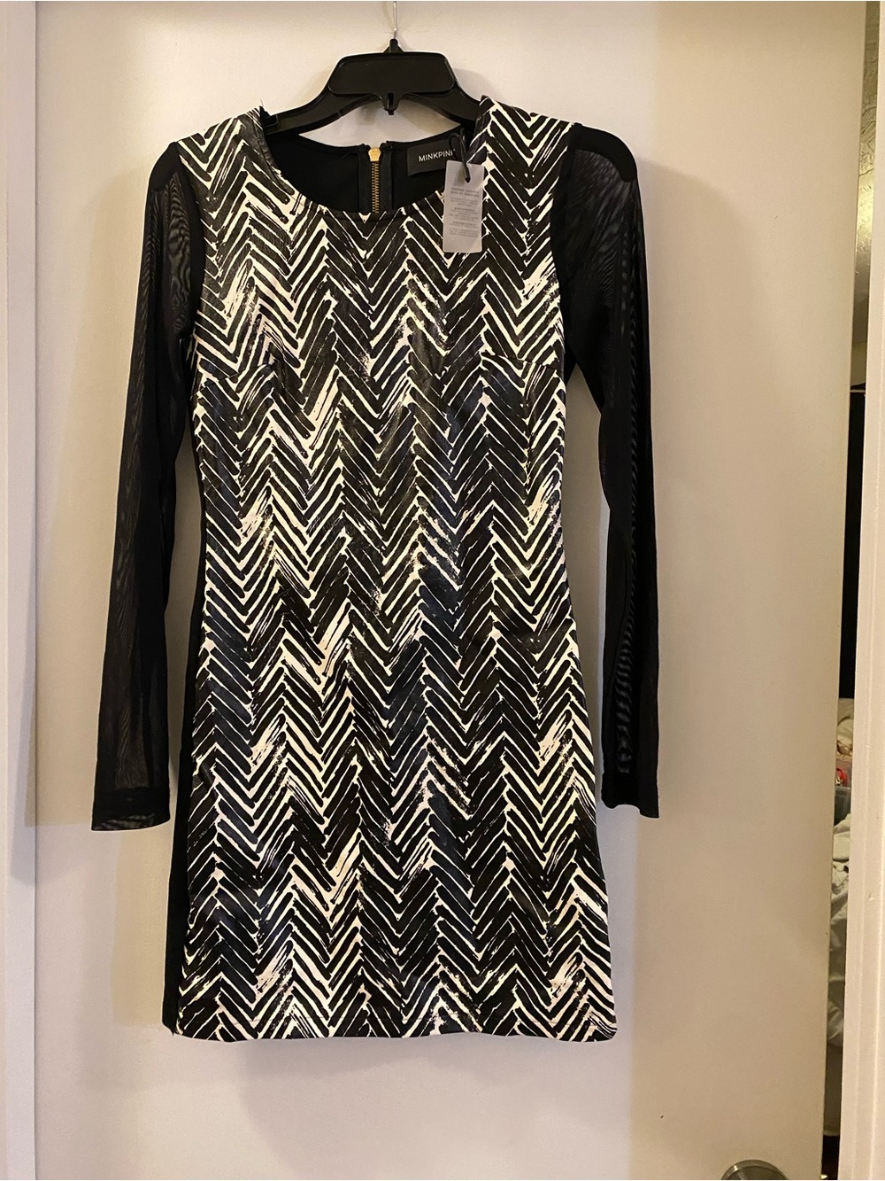 MINKPINK Faux Leather Dress